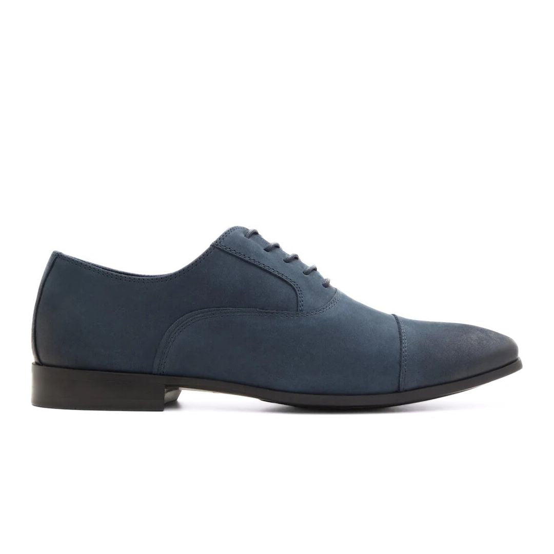 aldo blue dress shoes Ferro Aldo Men's 139255A Combined Denim Lace up Dress Shoes Oxfords 7.5 D(M) US / Brown main image 0