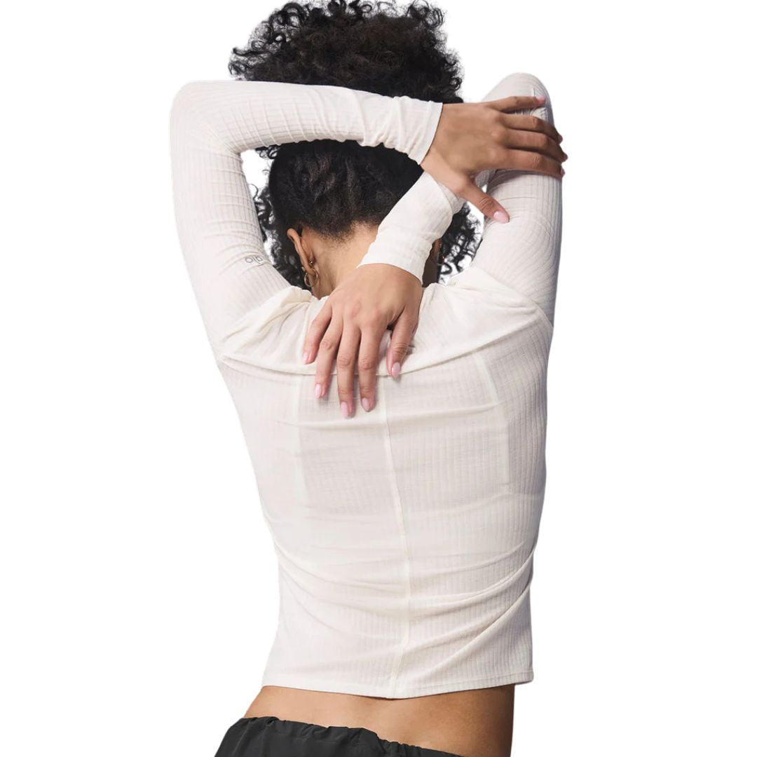 Alo Yoga Ribbed Sea Coast Long Sleeve Women