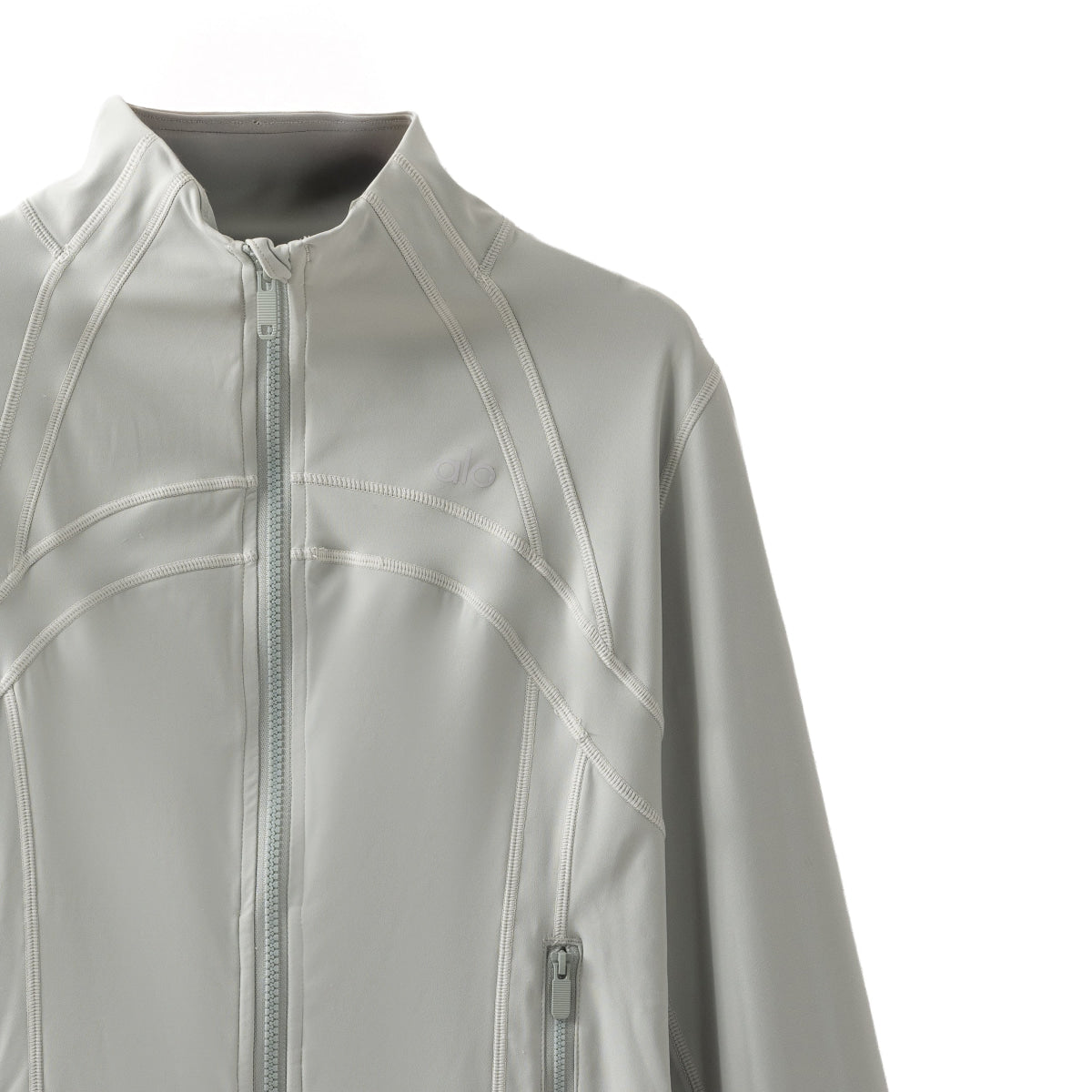 Alo Yoga Women’s Stand Collar Zip Up Jacket- MNT - Mint Green