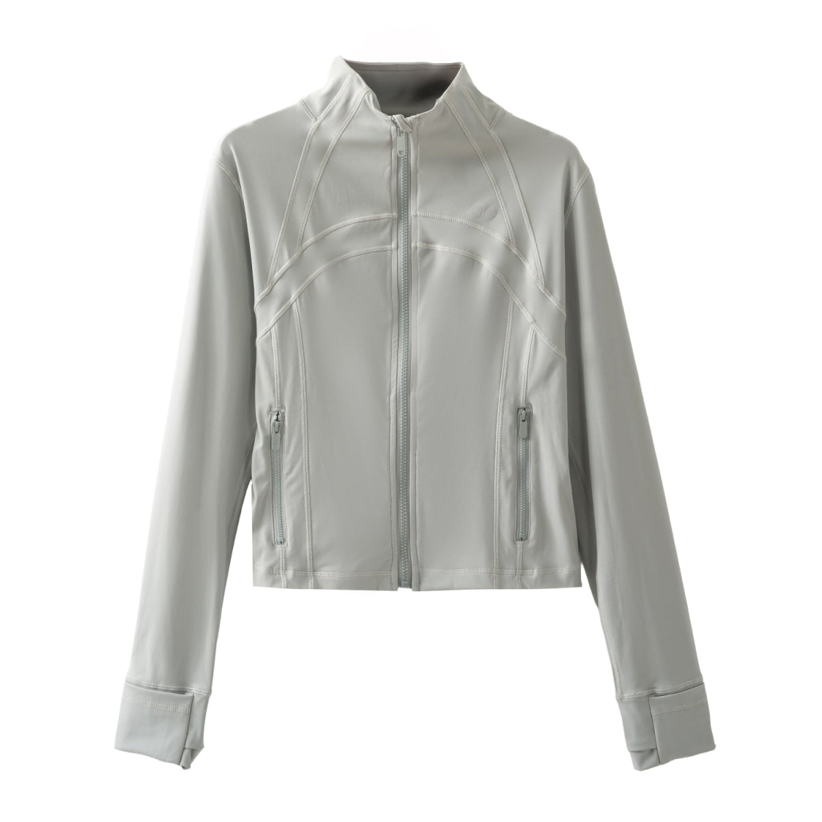 Alo Yoga Women’s Stand Collar Zip Up Jacket- MNT - Mint Green