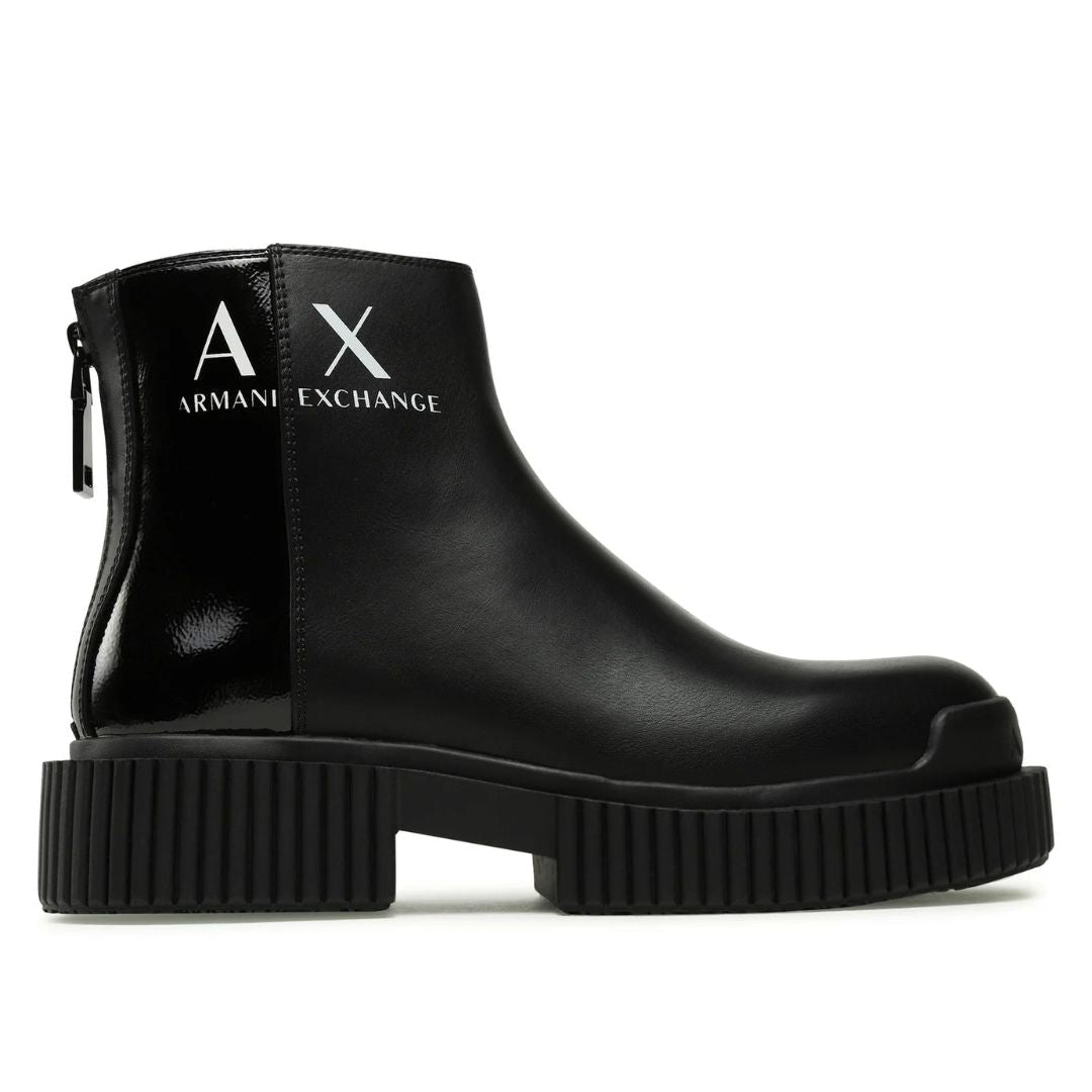 Armani Exchange Lace-up Boots Womens – - Main Image