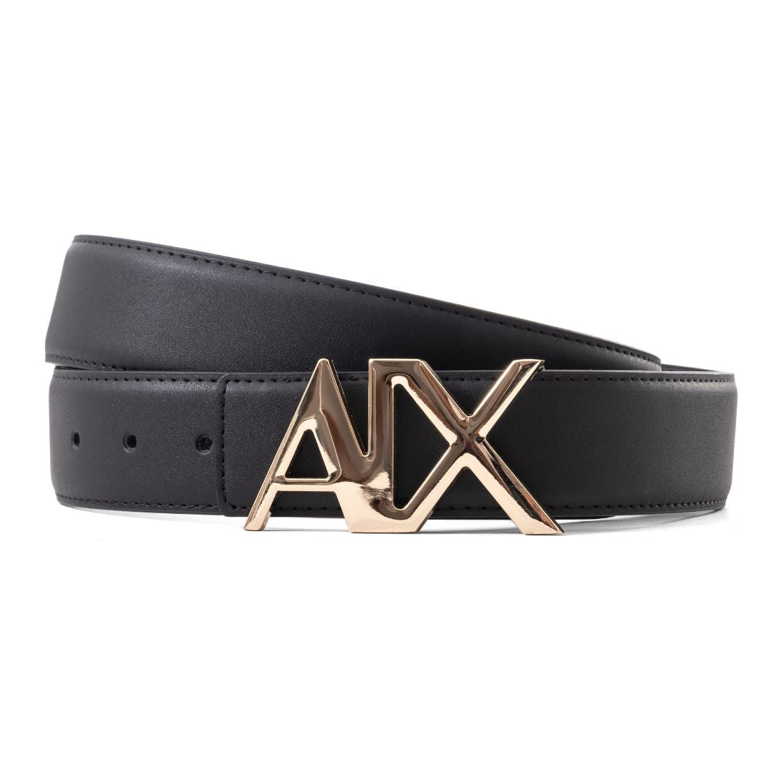Leather Belt Armani Men's Accessories Armani Exchange Logo