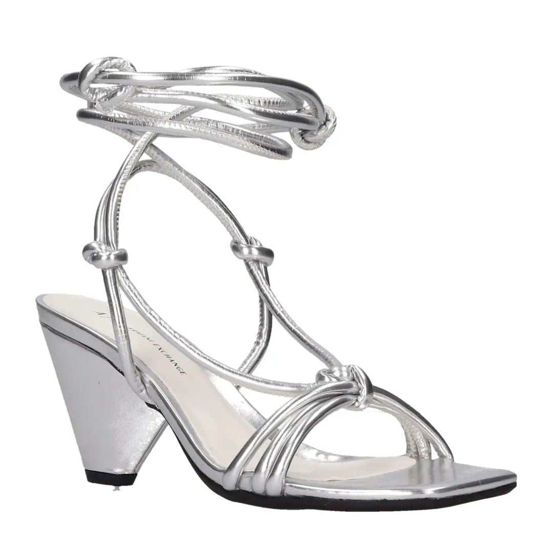 Armani Exchange Block Heel Sandals –