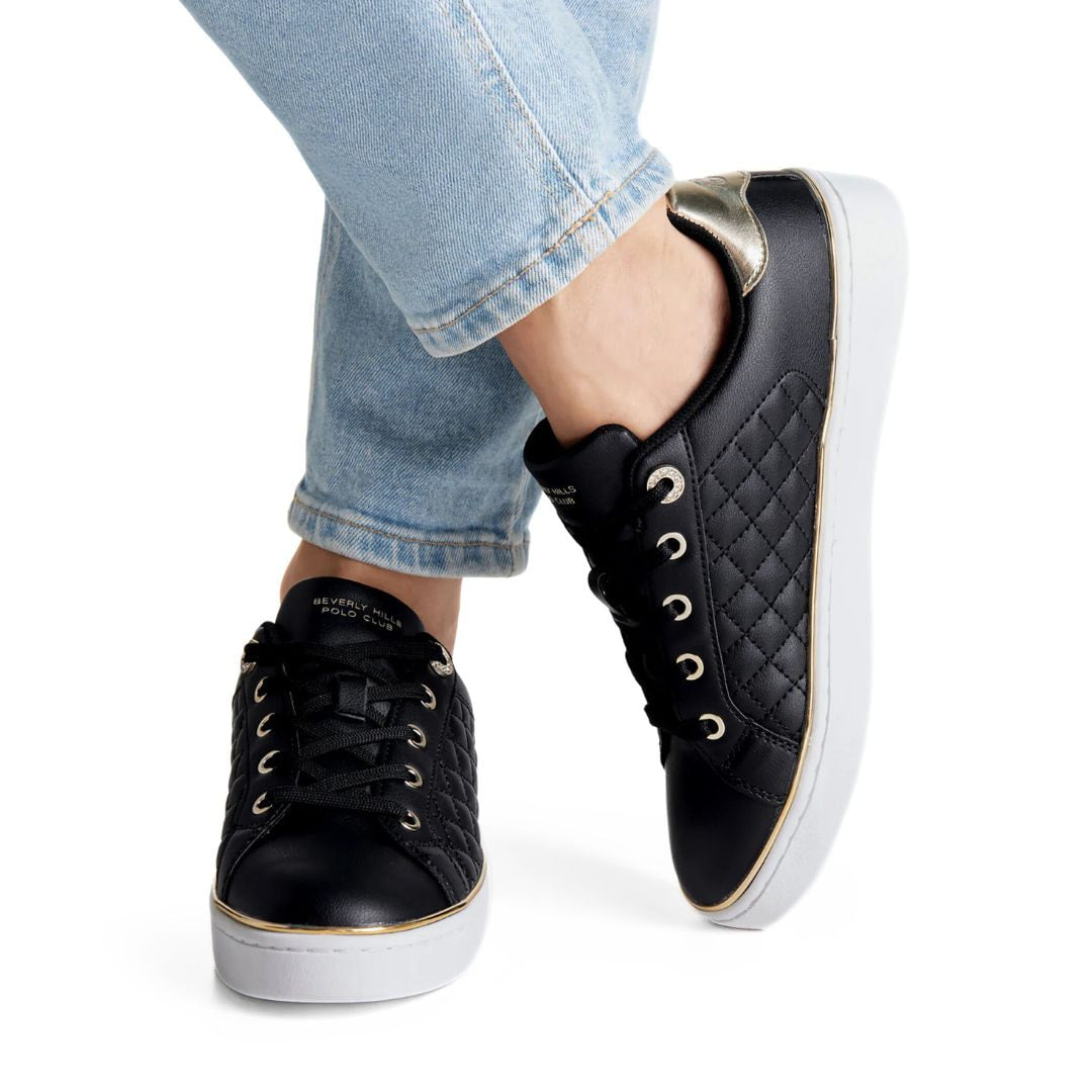 Beverly Hills Polo Club Sneakers Women BHPCV12-493-BLK