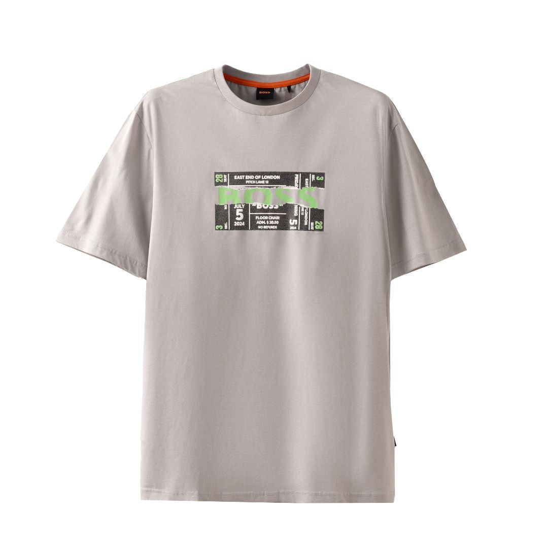 BOSS T-Shirt Bossticket Men 50515829-GRY - S / Gray