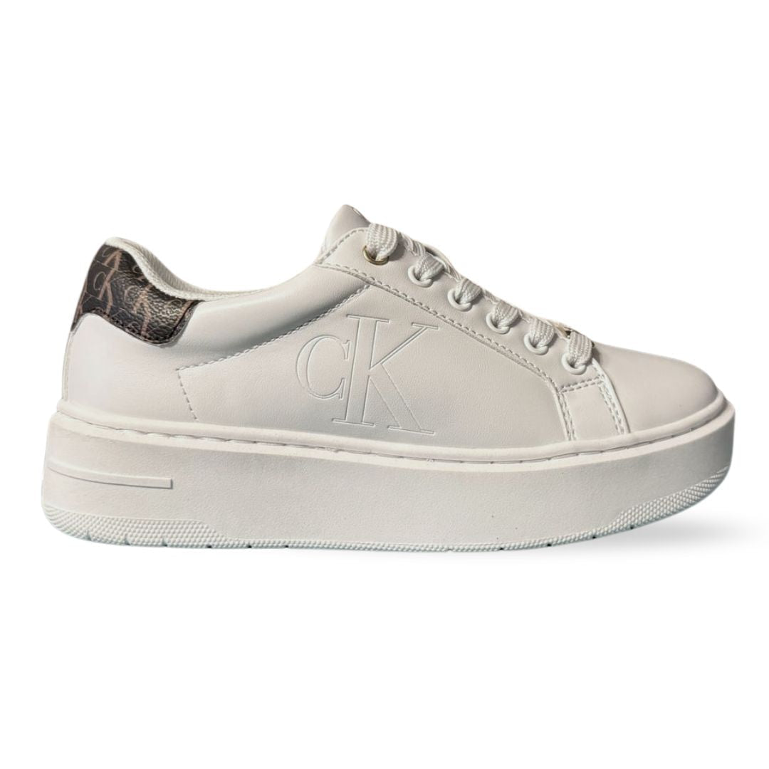 Calvin Klein Dabria Sneakers Women - WHTBRN - 35 / White/ Brown