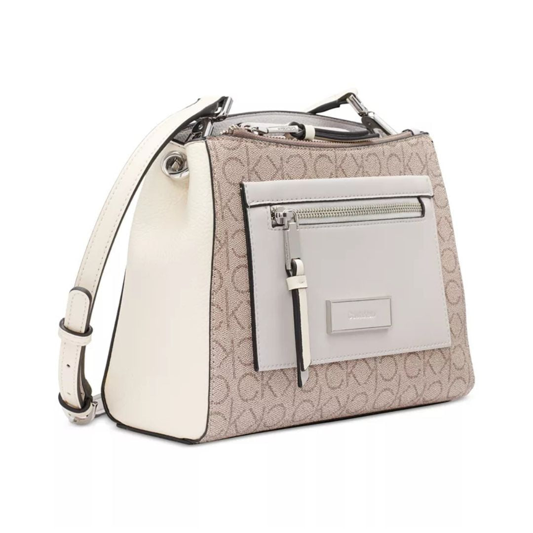 Calvin Klein Hadley Signature Colorblocked Adjustable Crossbody