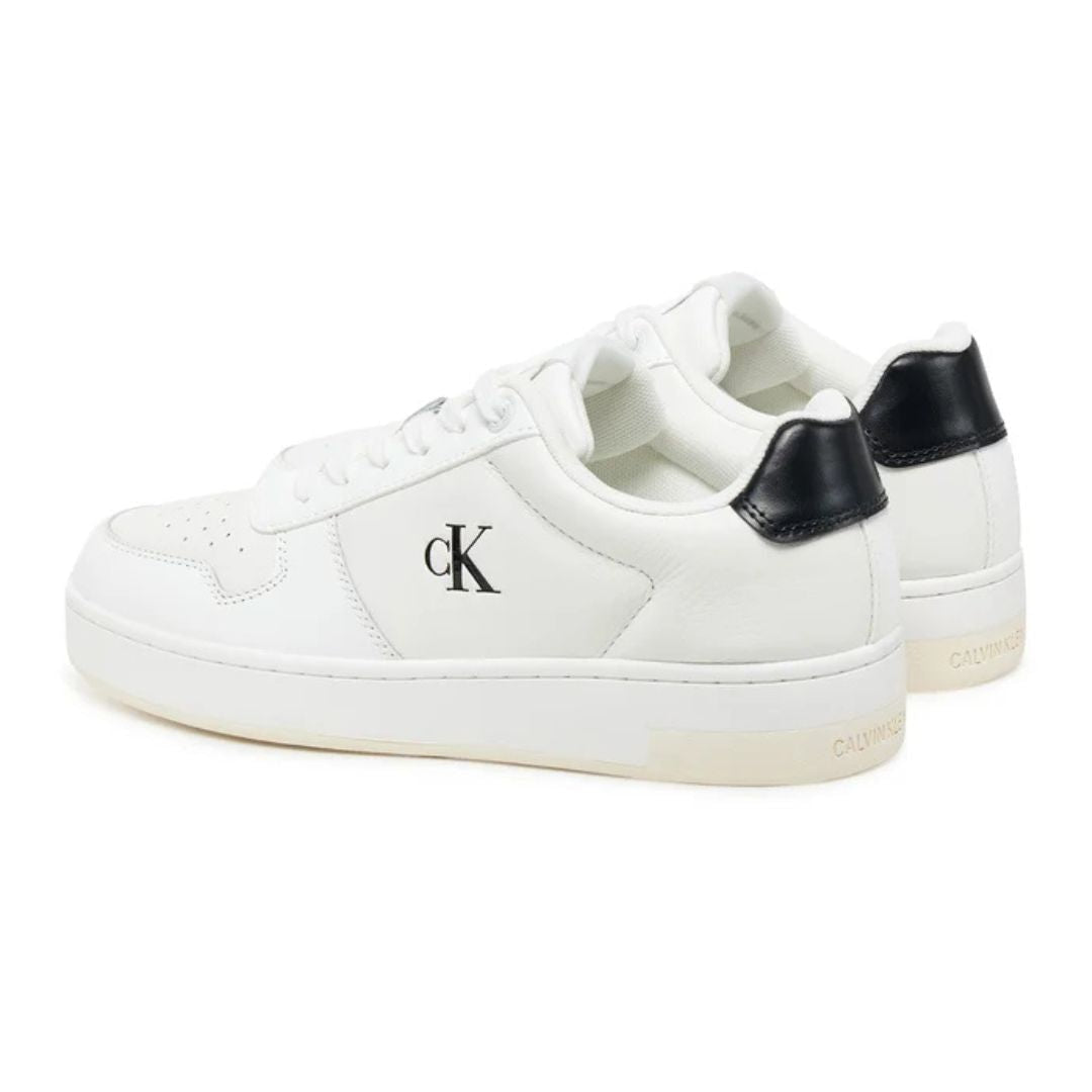 Calvin Klein Jeans Basket Cupsole Low Mg Sneakers YW0YW01765-WHTBLK