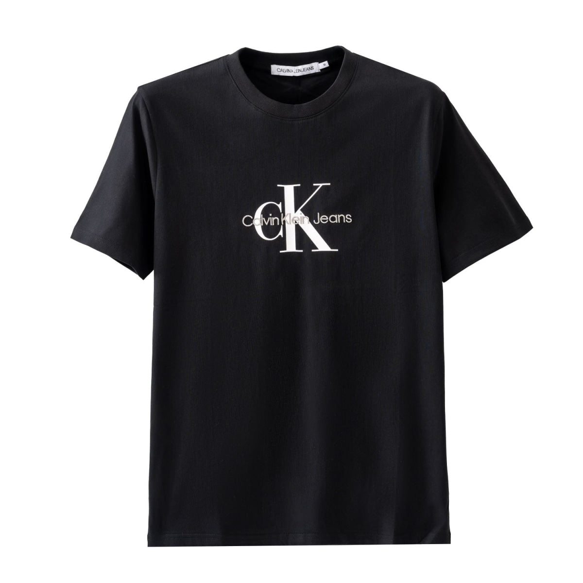 Calvin Klein Jeans CK Logo Print 4AFKS19 T-Shirt -BLK - Black