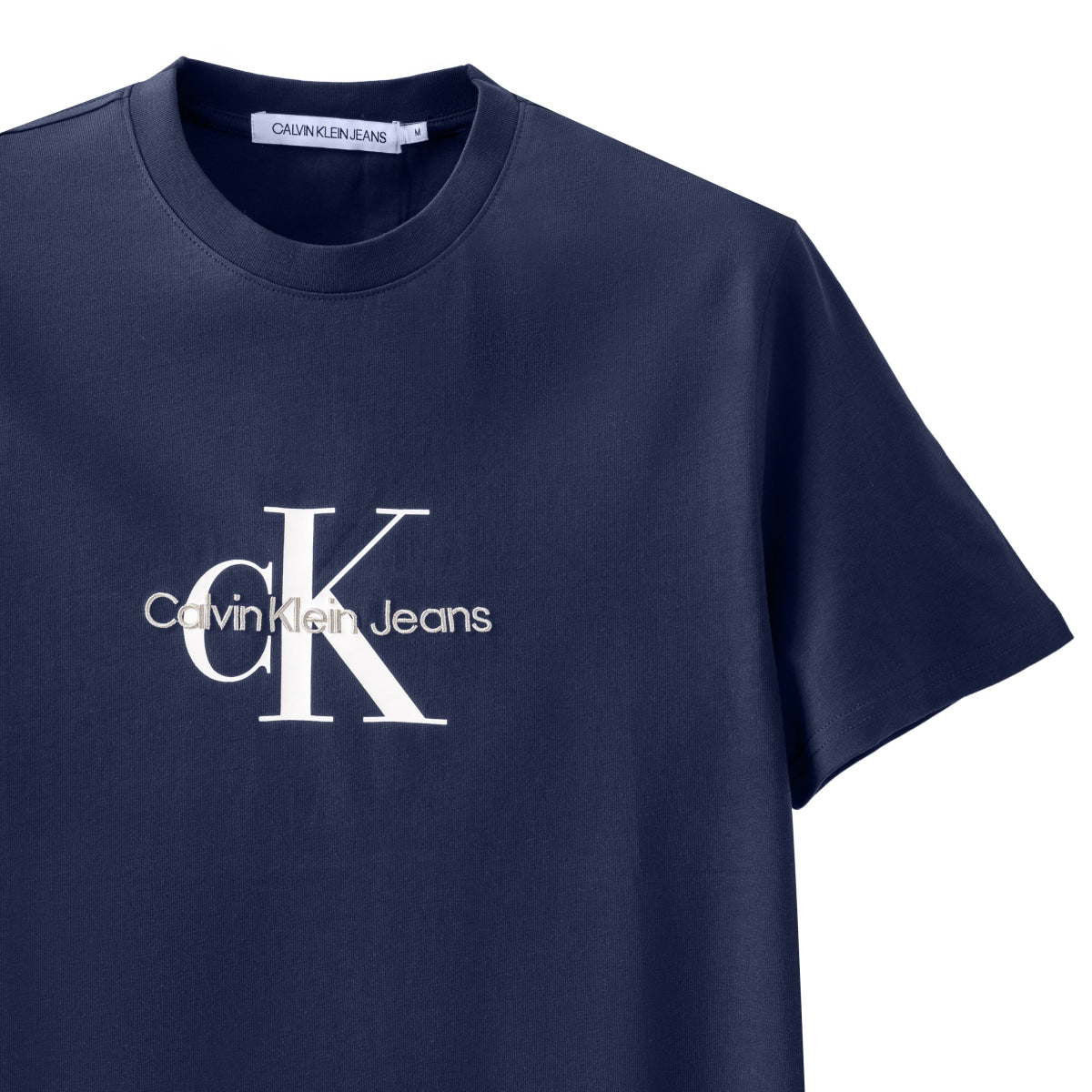 Calvin Klein Jeans CK Logo Print 4AFKS19 T-Shirt - NVY - Navy