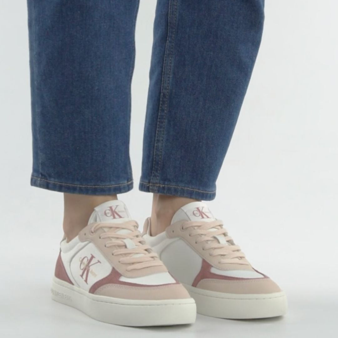 Calvin Klein Jeans Classic Cupsole Low Mix Ml Btw Sneakers YW0YW01390-WHT