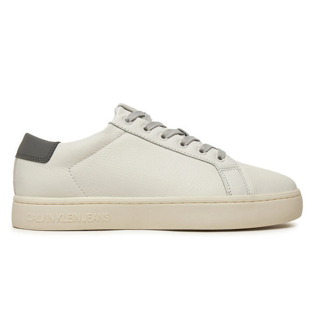 Calvin Klein Jeans Leather Classic Cupsole YM0YM01164-WHT - 44 / White