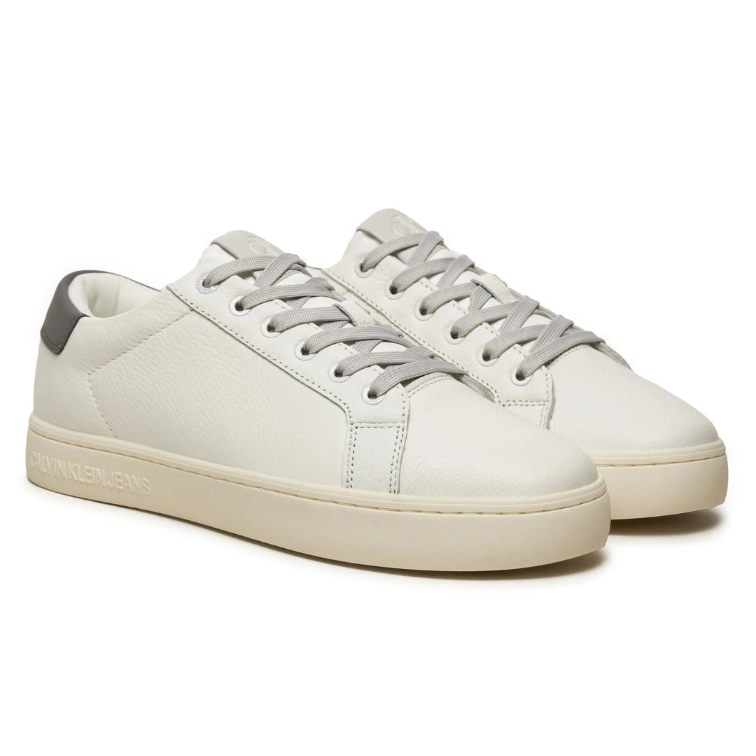 Calvin Klein Jeans Leather Classic Cupsole YM0YM01164-WHT