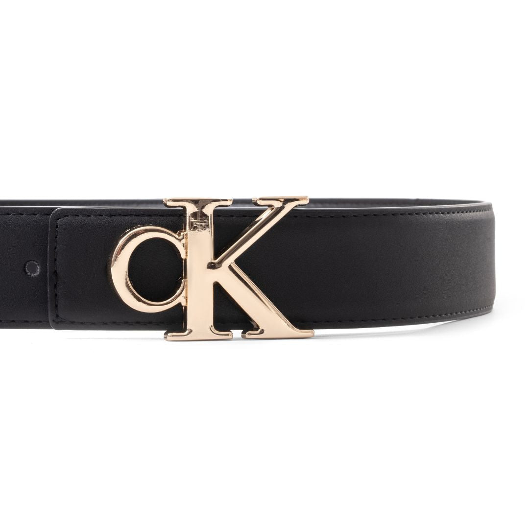 Calvin Klein Logo Golf Belt Men - BLKGLD