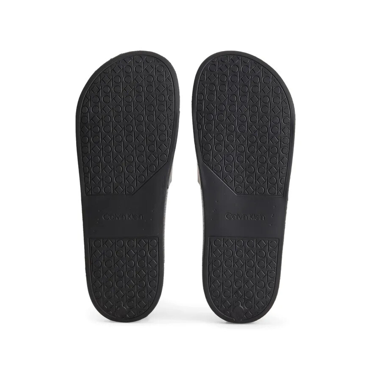 Calvin Klein logo Pool Slide BLK