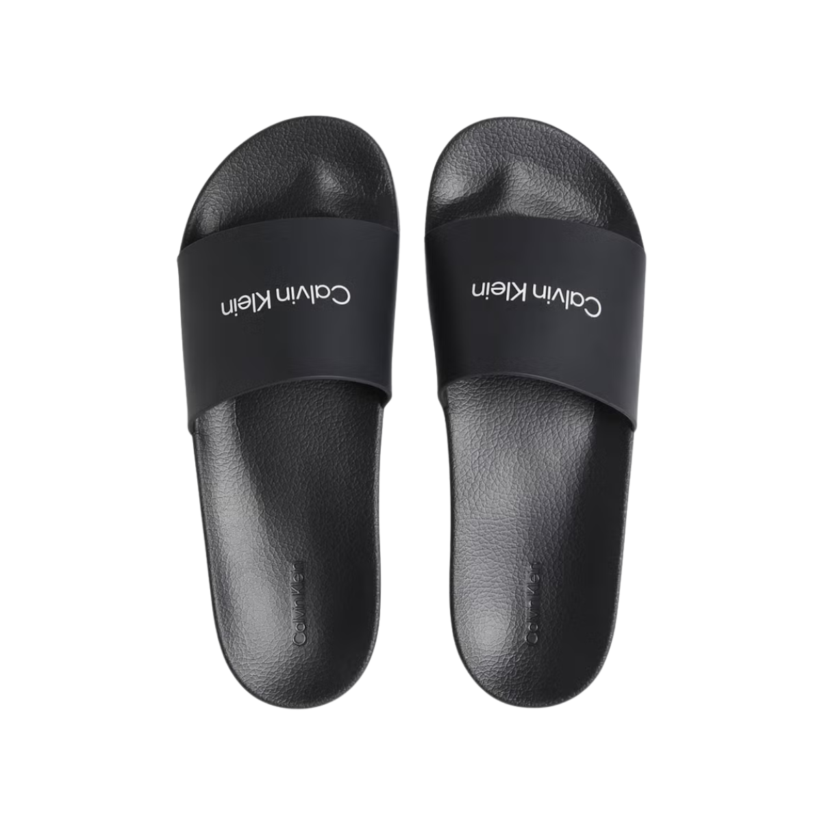 Calvin Klein logo Pool Slide BLK