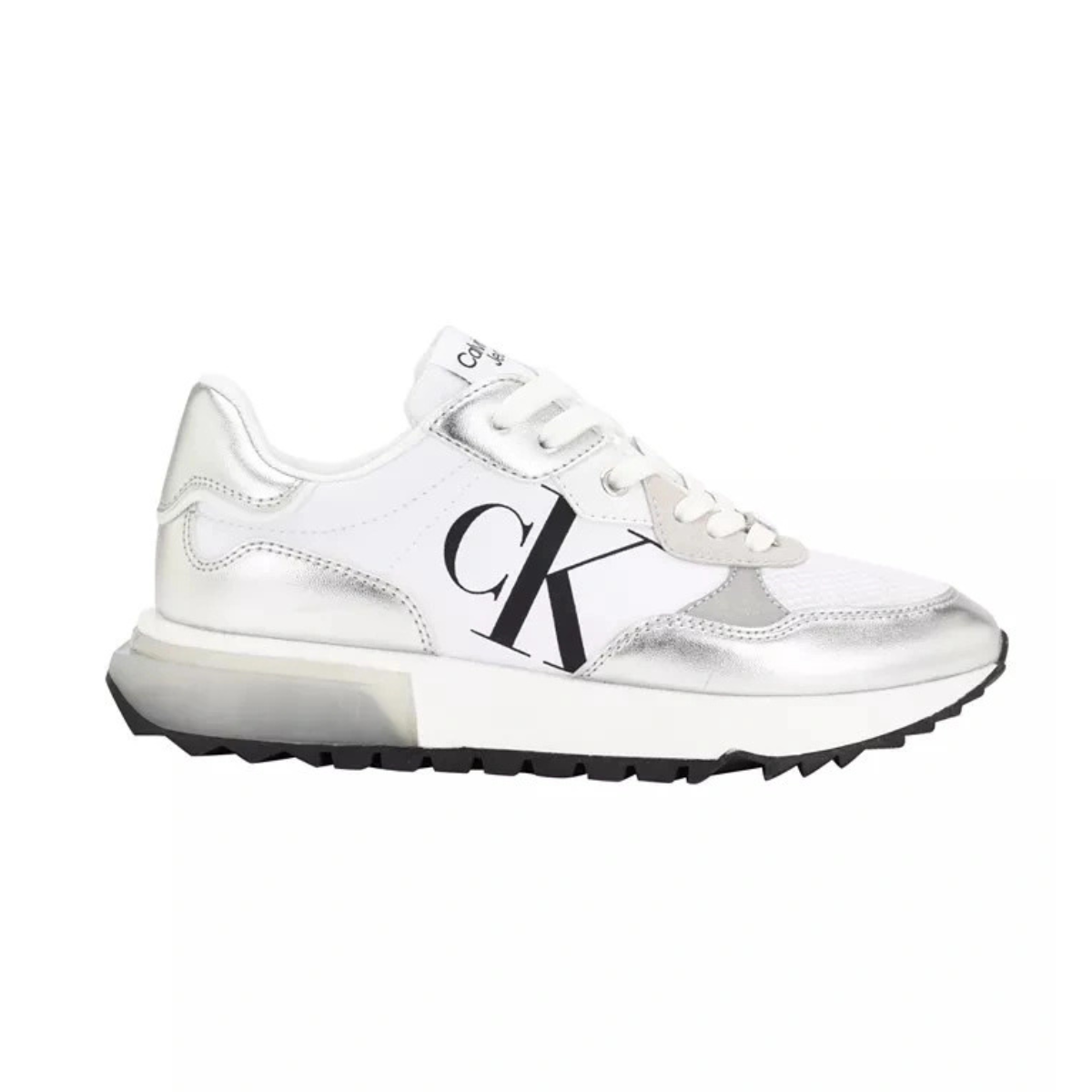 Calvin Klein Magalee Sneakers Women - WHTSLV - White/Silver / 35.5