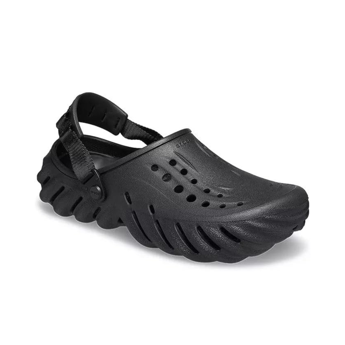 Crocs Echo Clogs unisex-adult Clog - Black / 42.5