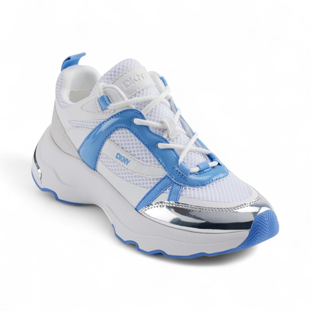 DKNY Juna Lace Up Sneaker Women - WHTBLU