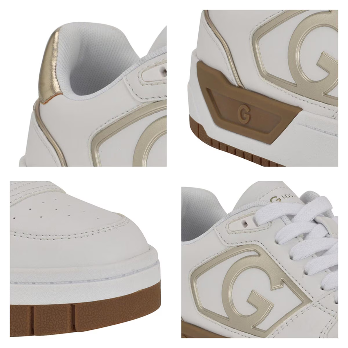 GBG Los Angeles Hotlin Sneakers Women - WHTBEG - White/ Beige / 41