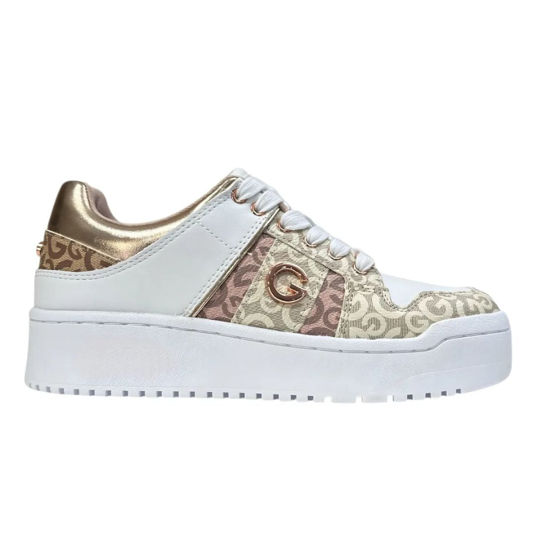 Gold Sneakers Guess Los Angeles Shoes Womens Gbg Los Angeles
