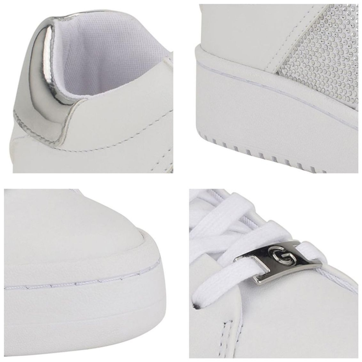 GBG Los Angeles Merana Sneakers Women - WHTSLV