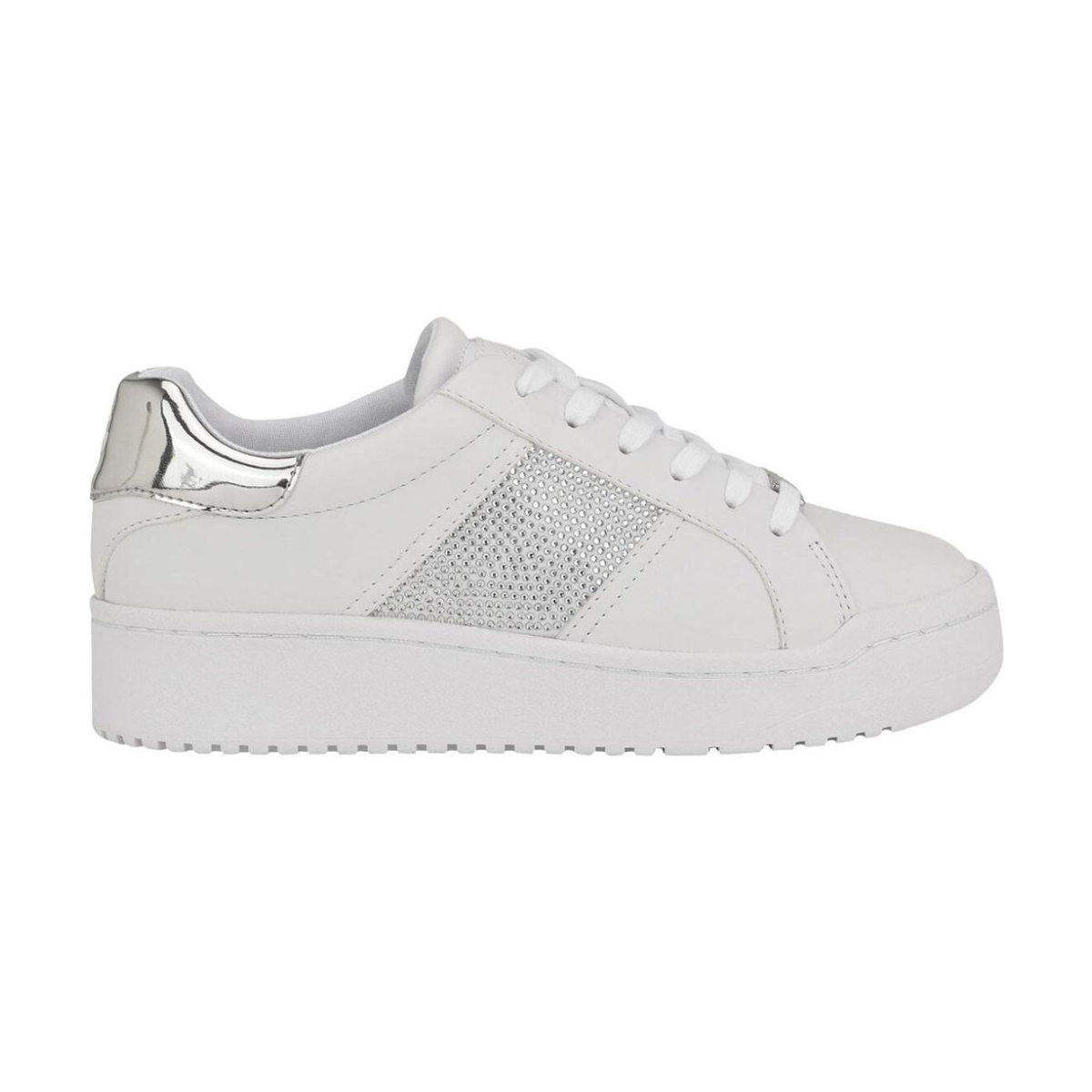 GBG Los Angeles Merana Sneakers Women - WHTSLV - White/Silver / 36.5