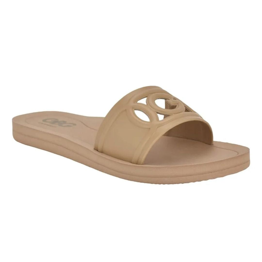 GBG Los Angeles Treabar Slide Women BEG Beige / 35