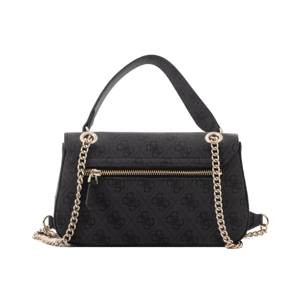 GUESS Arlena Logo Convertible Crossbody Flap Bag - GRY - Gray