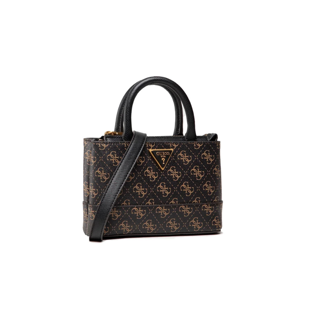 GUESS Cordelia Mini Satchel -BRN - Brown