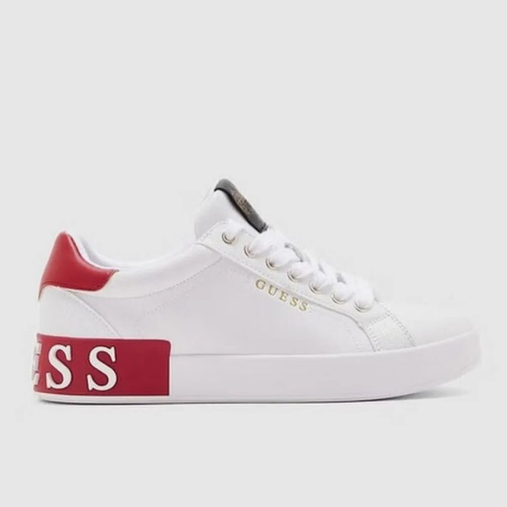 Guess Female Red Shoe Guess Women's Inart Low Profile Sporty Gum