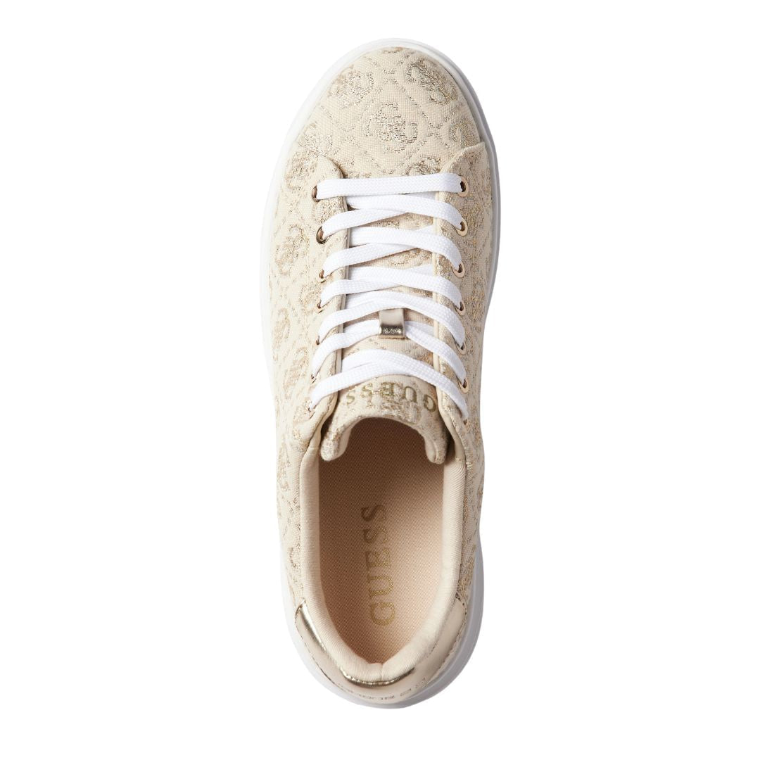 GUESS Denesa 4G Logo Sneakers - BEG