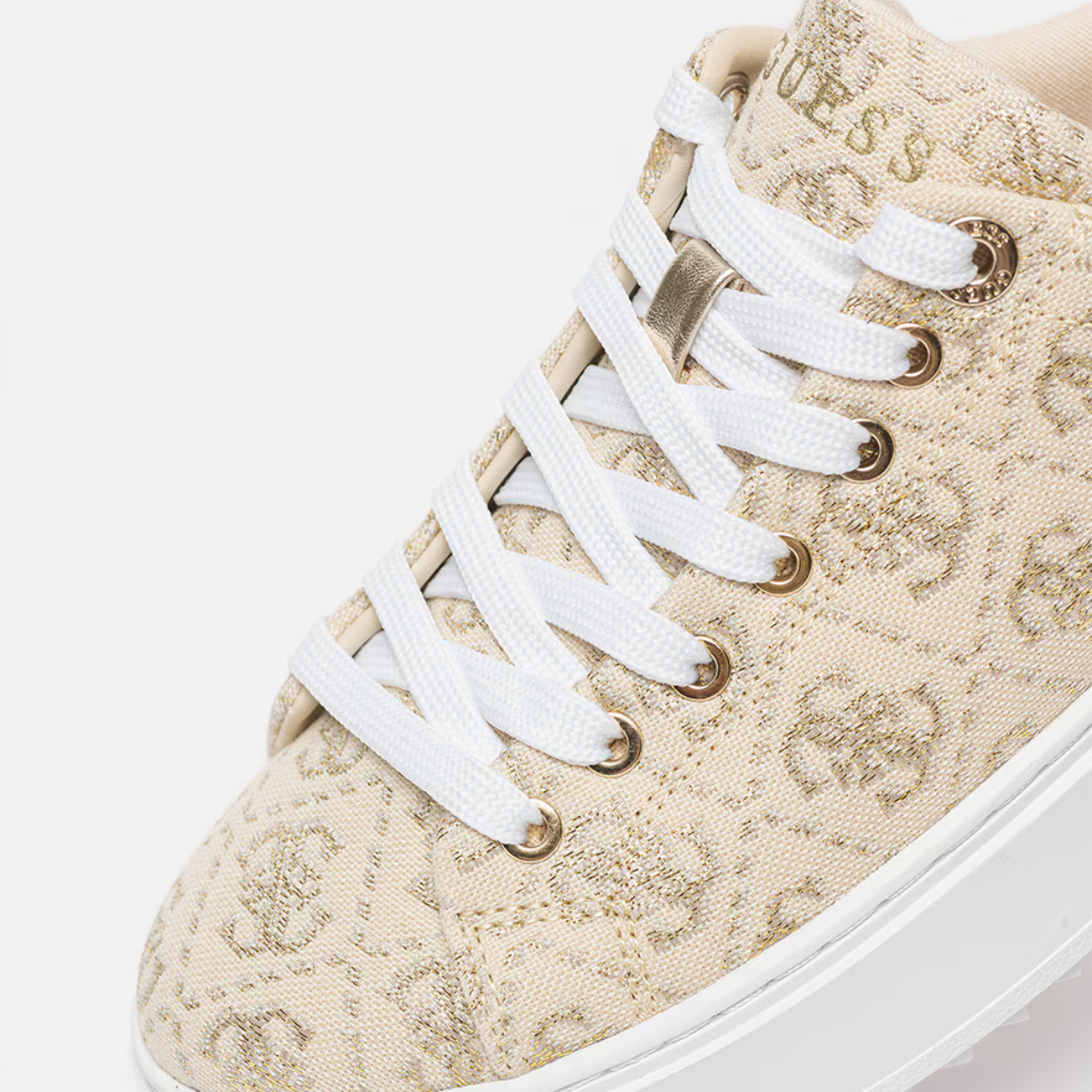 GUESS Denesa 4G Logo Sneakers - BEG