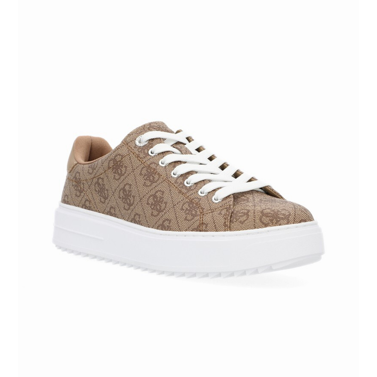 GUESS Denesa 4G Peony Logo Sneakers - BEG