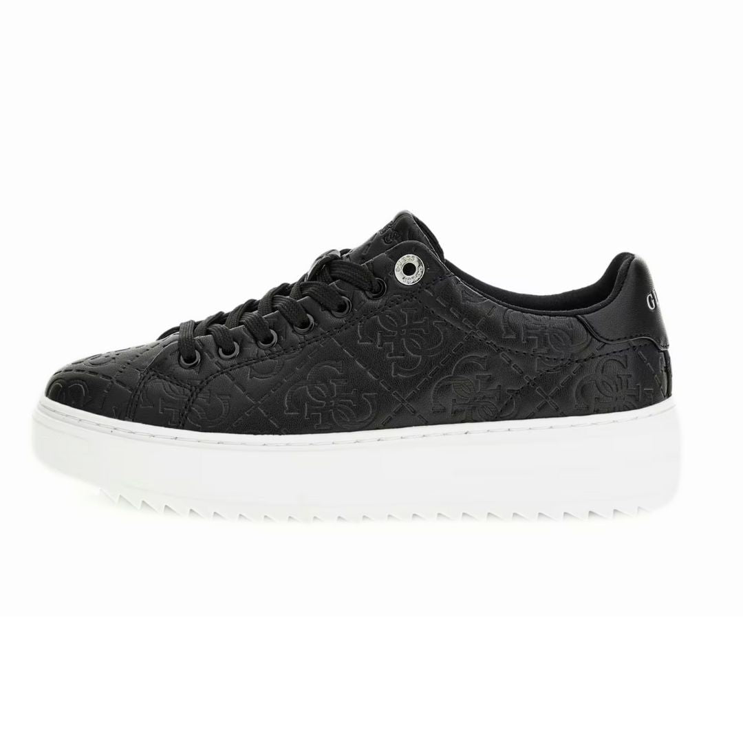 GUESS Denesa Embossed 4G Logo Sneakers - BLK