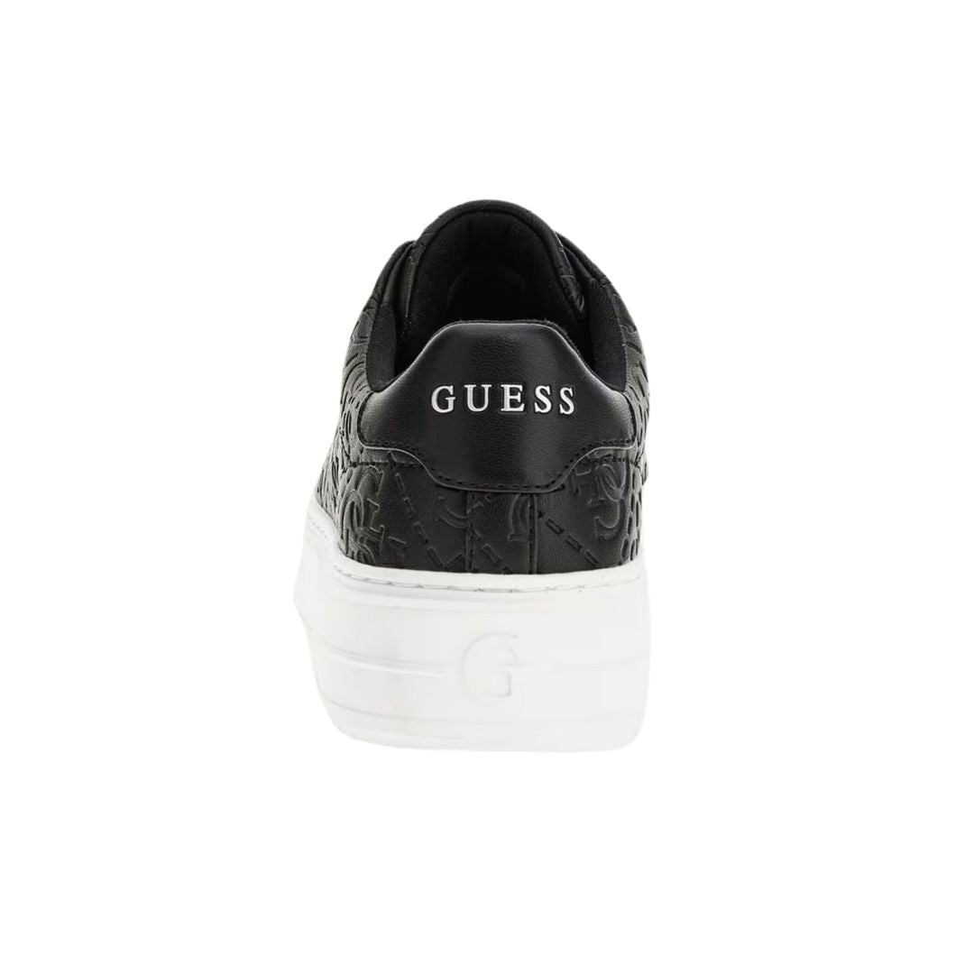 GUESS Denesa Embossed 4G Logo Sneakers - BLK