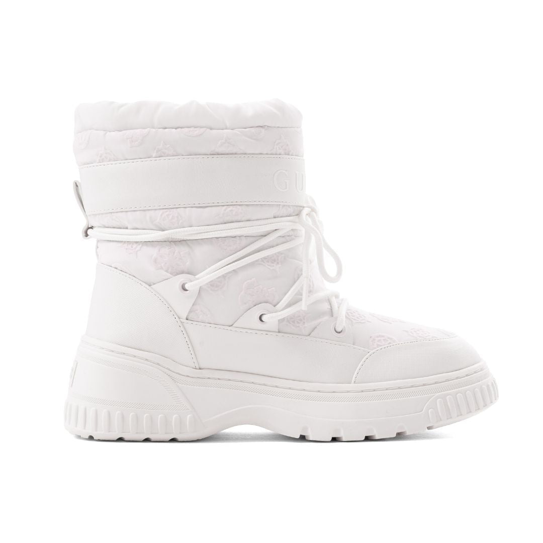 GUESS DRERA 4G Logo Ankle Boots Women - WHT