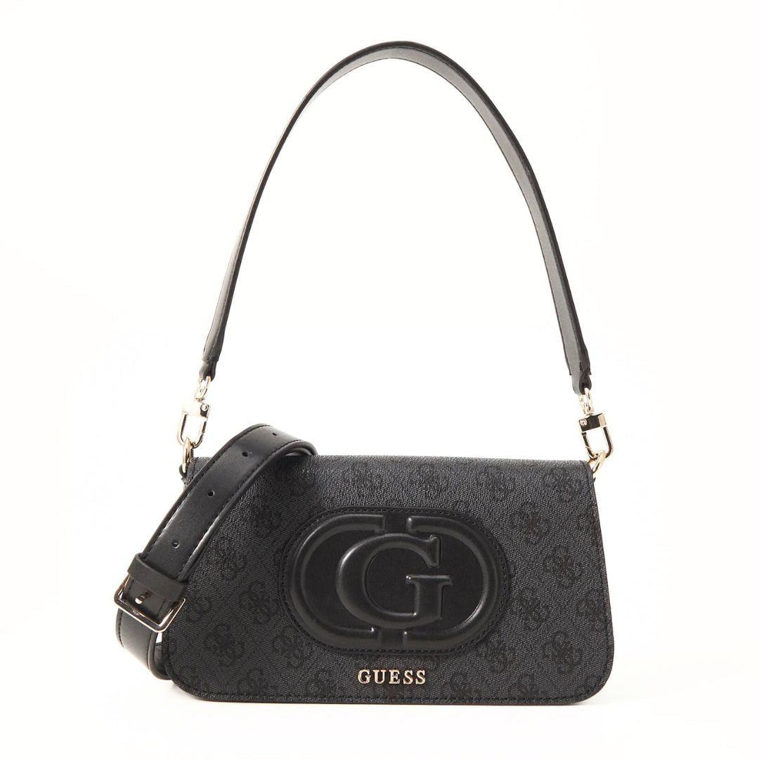 GUESS Eco Mietta 4G Logo Mini Shoulder Bag - COL - Grey