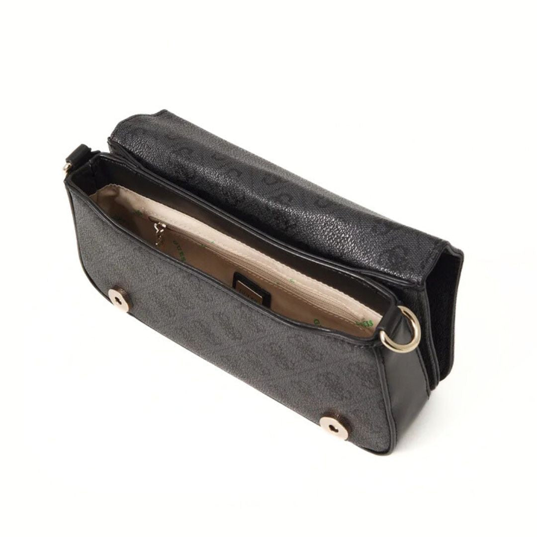 GUESS Eco Mietta 4G Logo Mini Shoulder Bag - COL - Grey