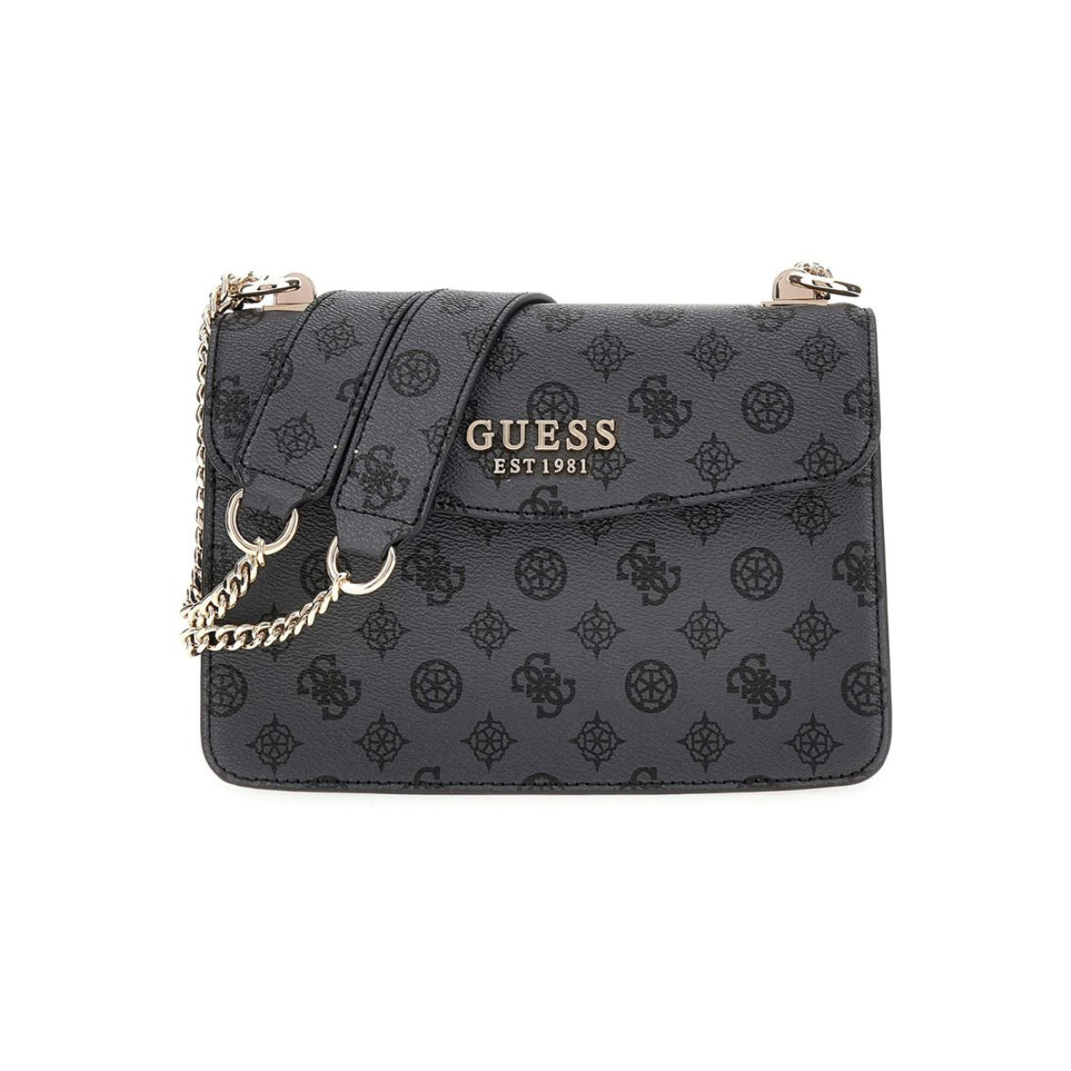 GUESS Evelune Convertible Xbody Flap - GRY - Gray