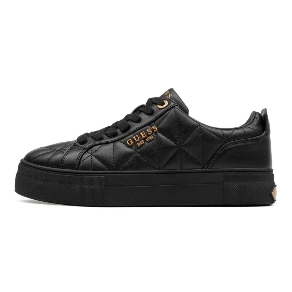 Guess sneakers da uomo con suola in gomma e tallone in velluto black Guess sneakers da uomo con suola in gomma e tallone in velluto black