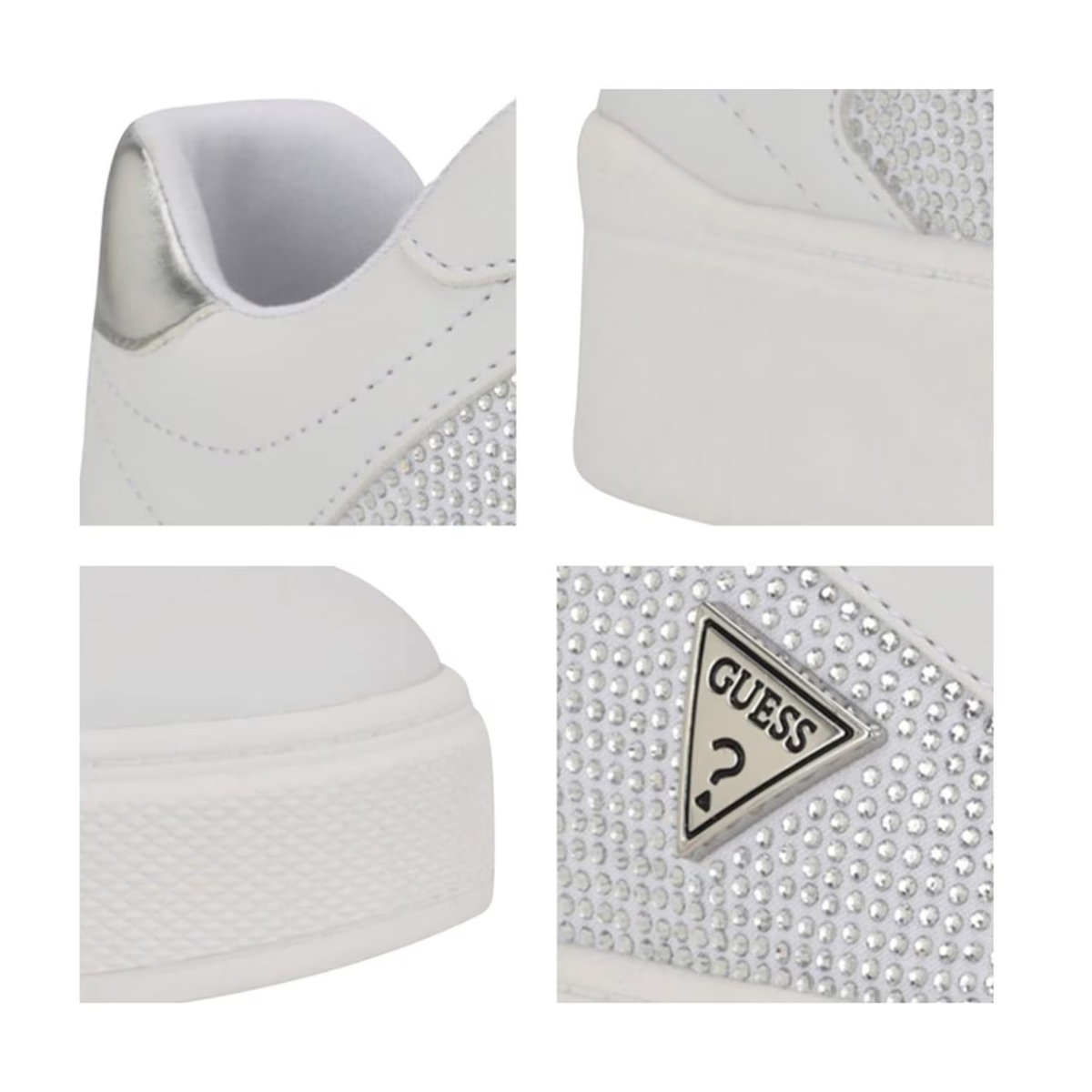 GUESS Hansin Sneakers Women - WHTSLV