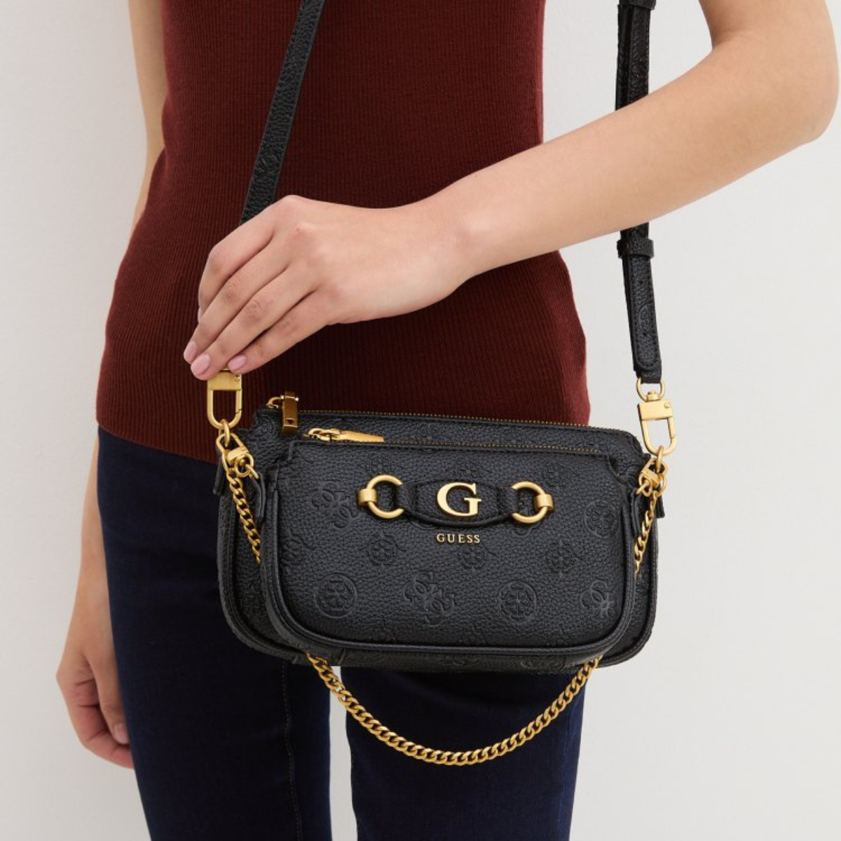 GUESS HWPD9209710 Black Shoulder Bag BLK - Black