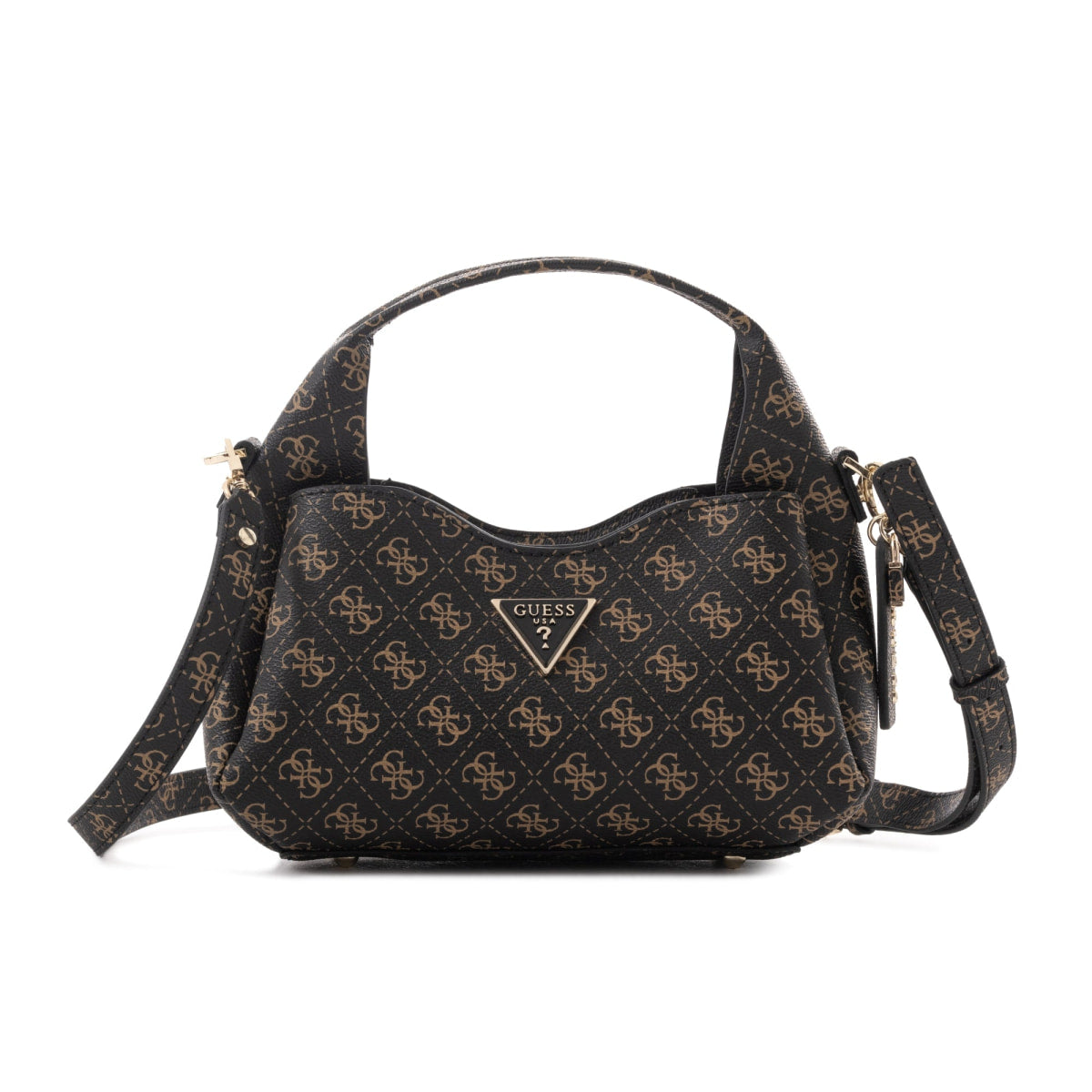 GUESS Iwona Top Zip Women Bag - BRN - Brown