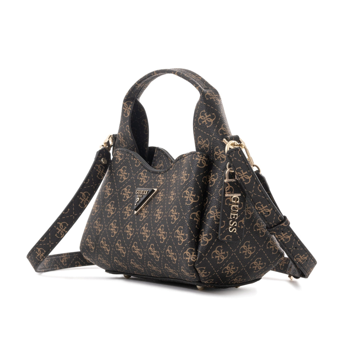 GUESS Iwona Top Zip Women Bag - BRN - Brown