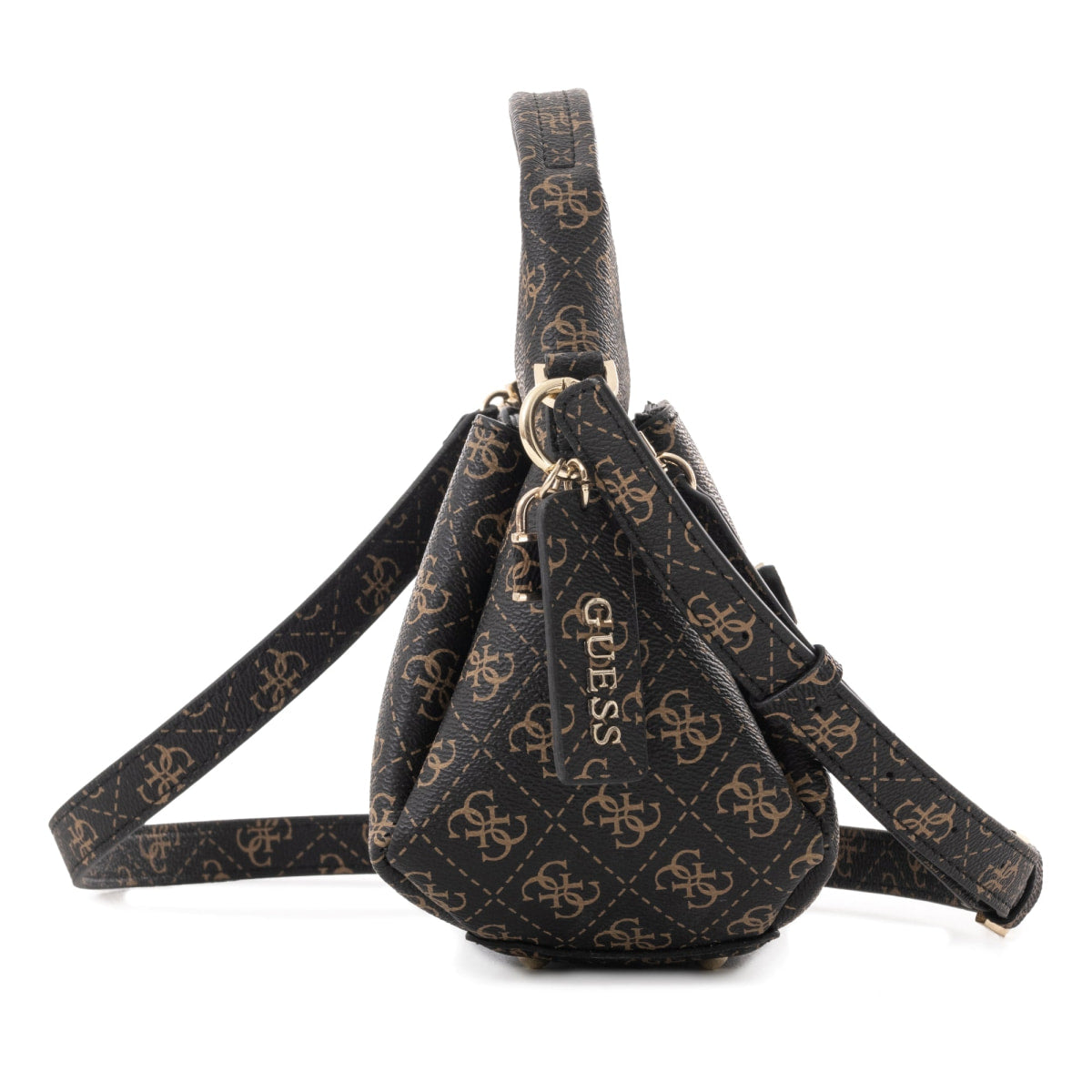 GUESS Iwona Top Zip Women Bag - BRN - Brown