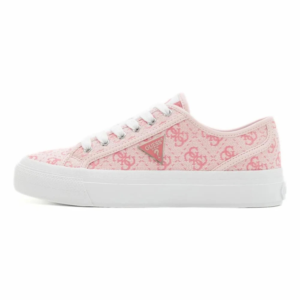Womens Footwear Pink Guess Sneakers Guess Jelexa Quilted Sneakers –