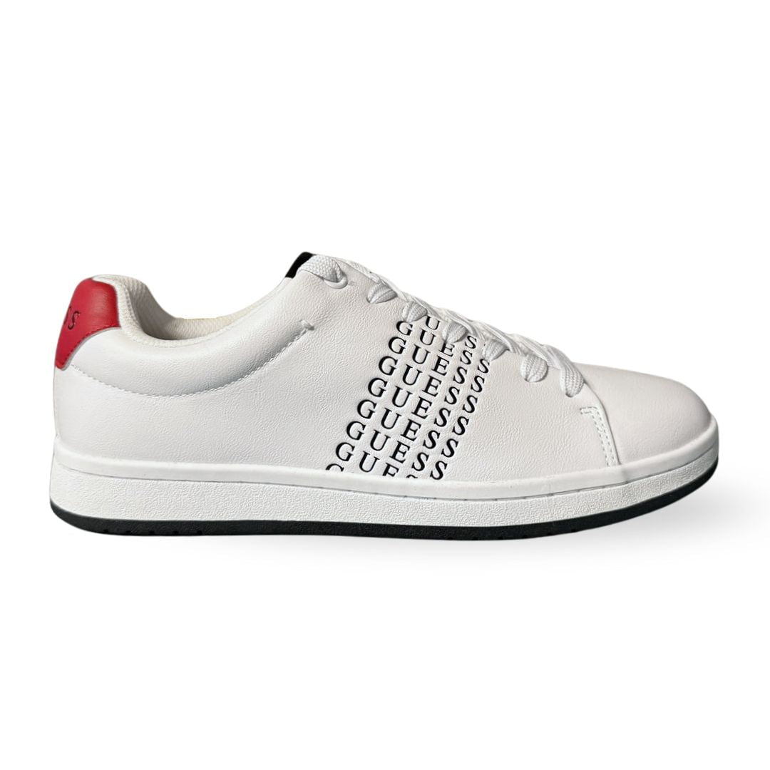 GUESS Linear Sneakers Men - WHT - White / 40 / M