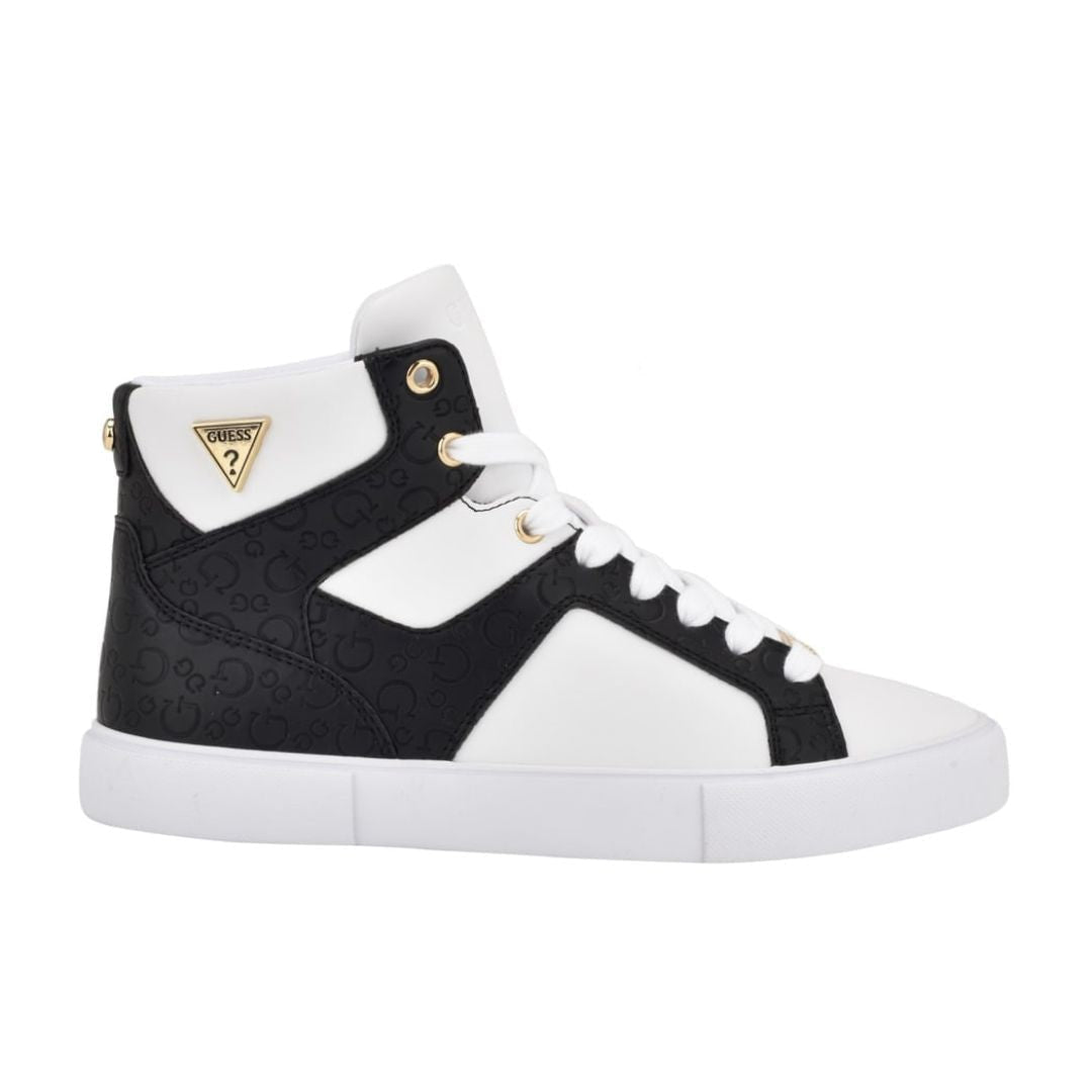 GUESS Matches High-Top Sneakers Women - BLKWHT - Black/ White / 38 / M