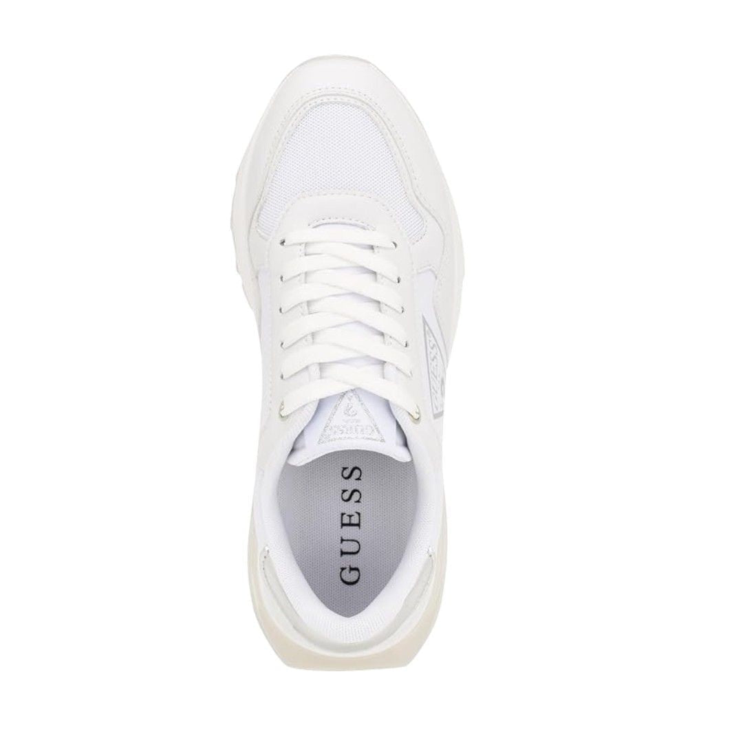 GUESS Melany Logo Sneakers Women - WHTSLV